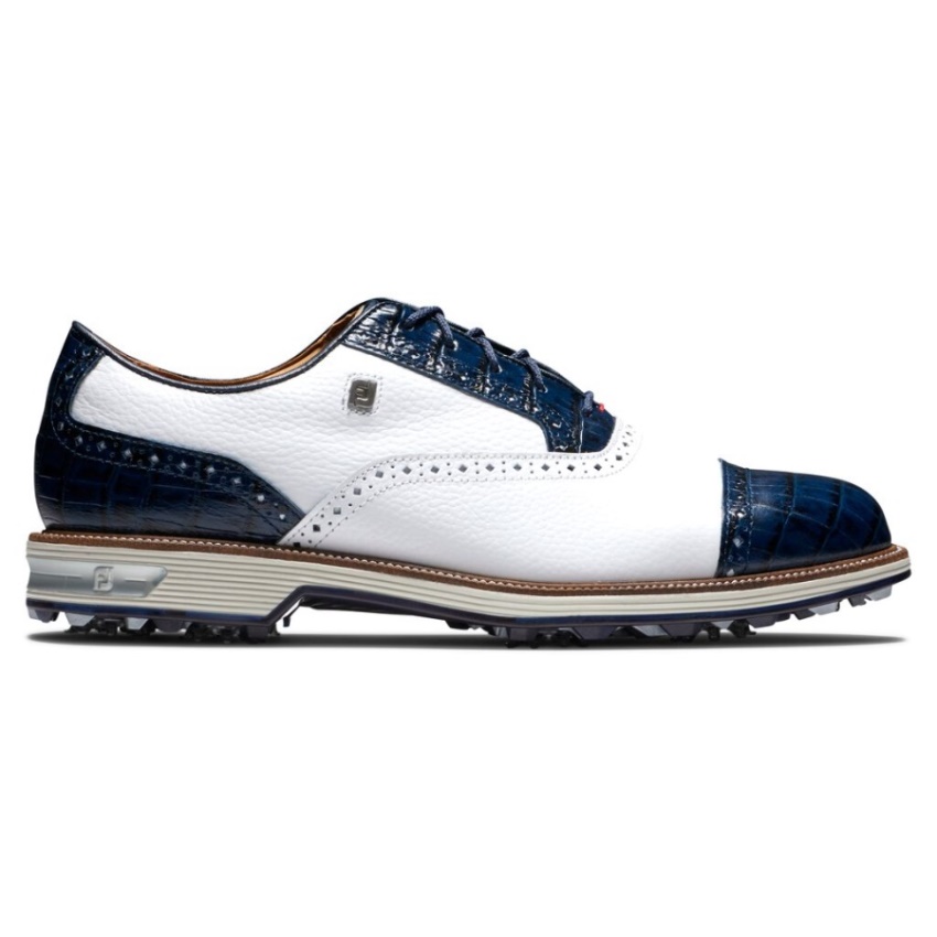 Footjoy プレミアシリーズ - Tarlow ホワイトネイビー