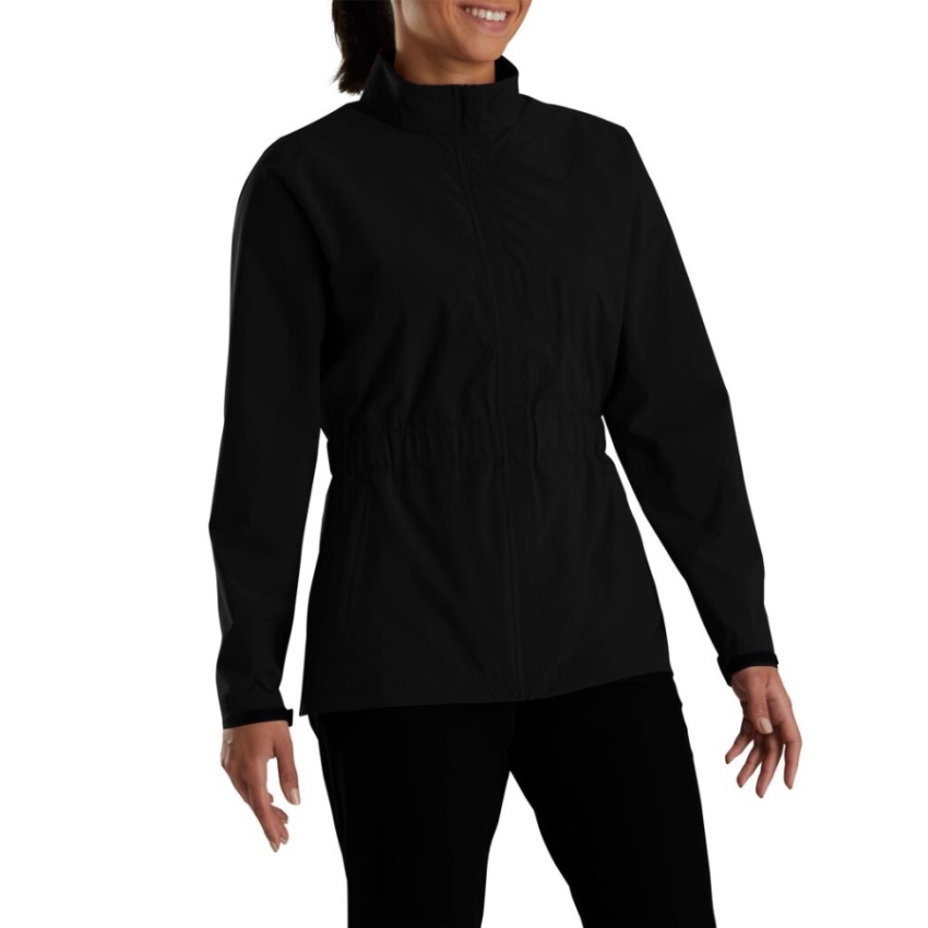 ブラック フットジョイ Fj ハイドロライトンレイン ジャケット レディース