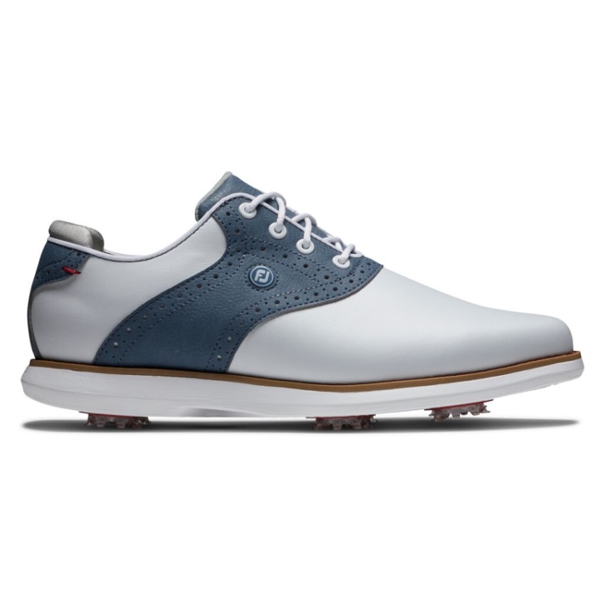 Footjoy 伝統 女性 白 青