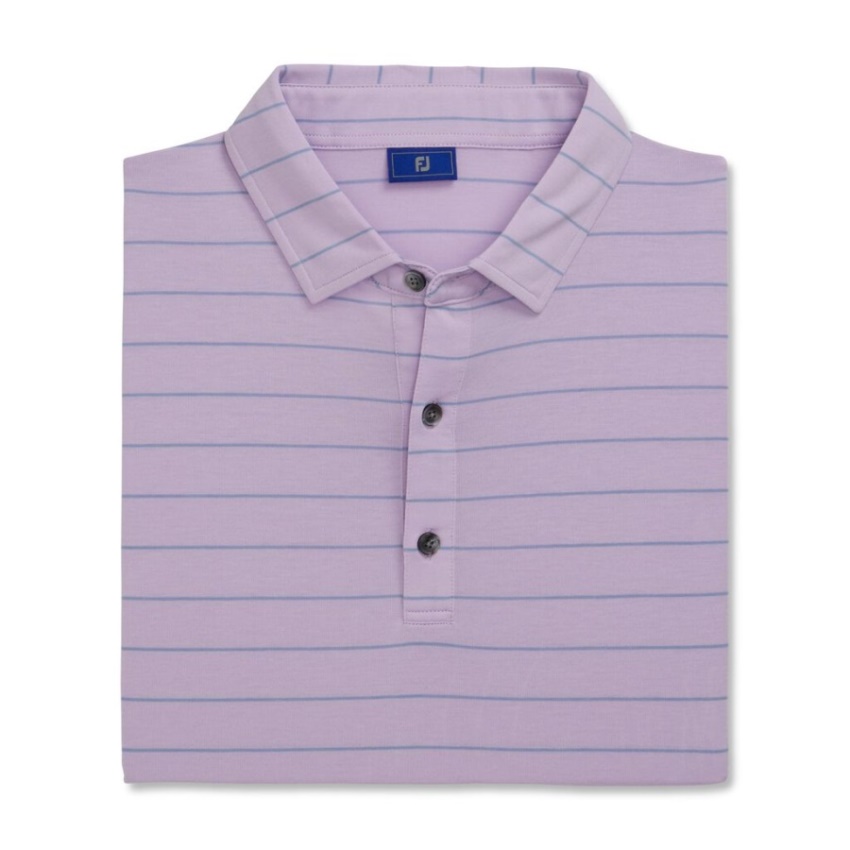 アスレチック フィット オープン ストライプ ジャージー セルフ カラー ペール パープル リバー ロック フットジョイ