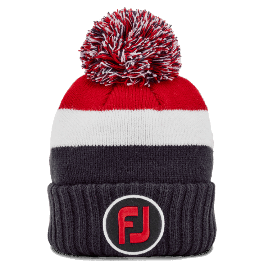 Footjoy ネイビー ホワイト レッド Fj ボブル ハット
